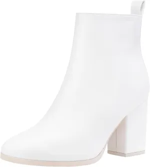Jeossy Women's 9637A Dressy Ankle Boots,Fashion Block Heel Booties