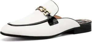 JITAI Mens Mules Velvet Slippers Slip-On Loafers for Men Casual Open Backless Sandals