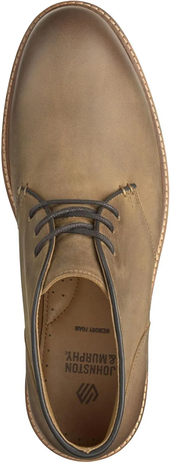 Johnston & Murphy Calder Chukka Casual Shoes for Men – Leather Boots for Men for Office & Daily Wear