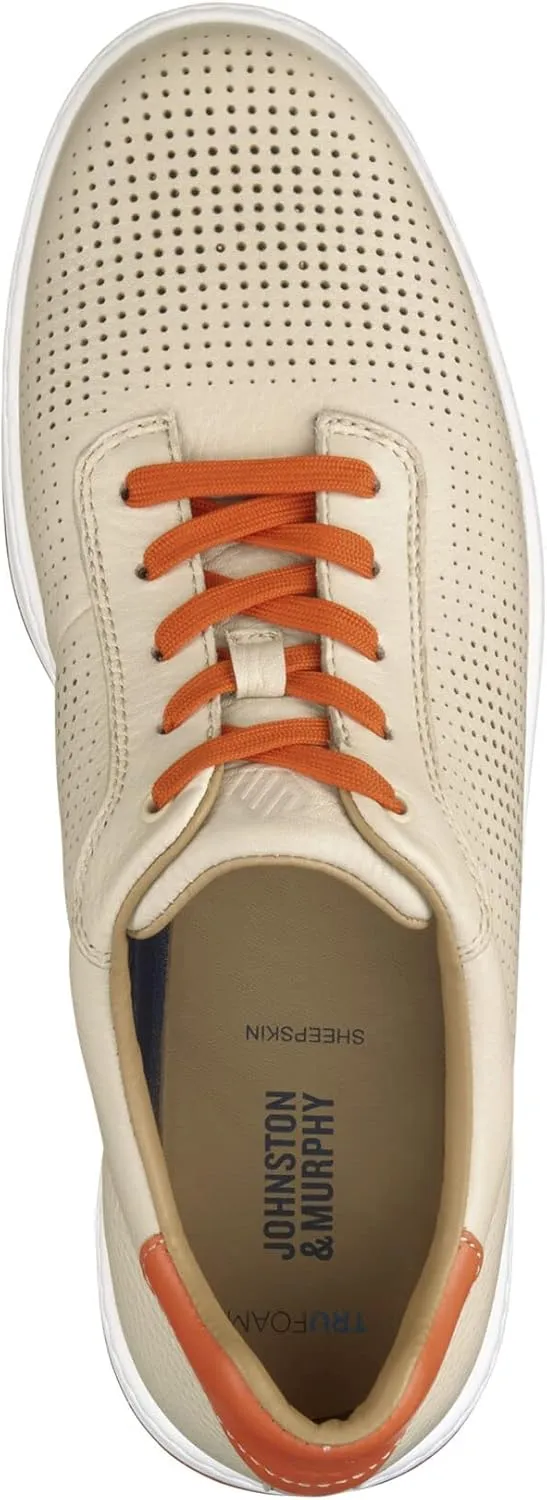 Johnston & Murphy Men’s Daxton U-Throat Shoes – Men’s Walking Shoes, Casual Shoes for Men, Sneakers for Men, Casual Sneakers, TRUFOAM Cushioned Footbed & Rubber Sole