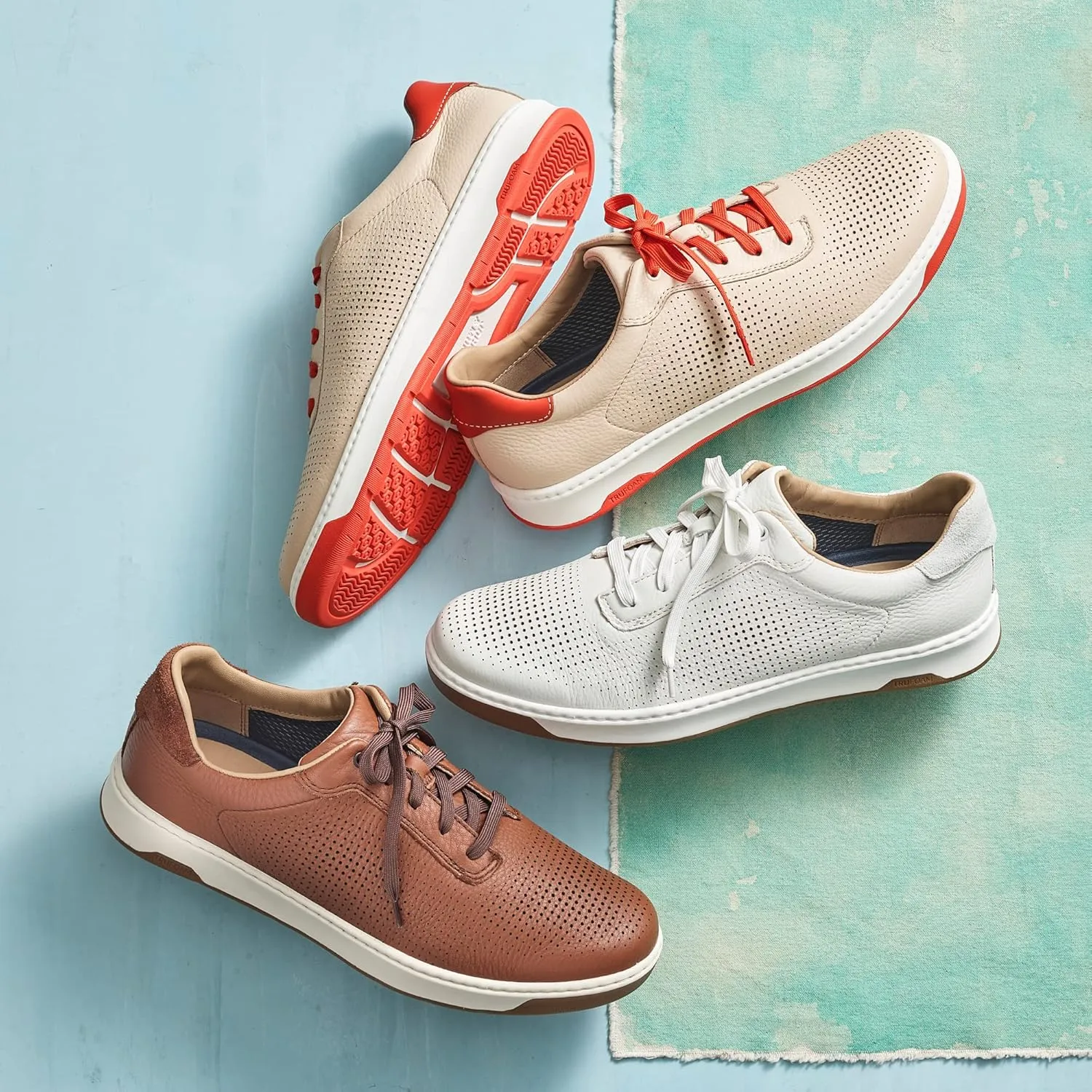 Johnston & Murphy Men’s Daxton U-Throat Shoes – Men’s Walking Shoes, Casual Shoes for Men, Sneakers for Men, Casual Sneakers, TRUFOAM Cushioned Footbed & Rubber Sole