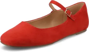Journee Collection Women's Carrie Buckle Strap Dress Flats