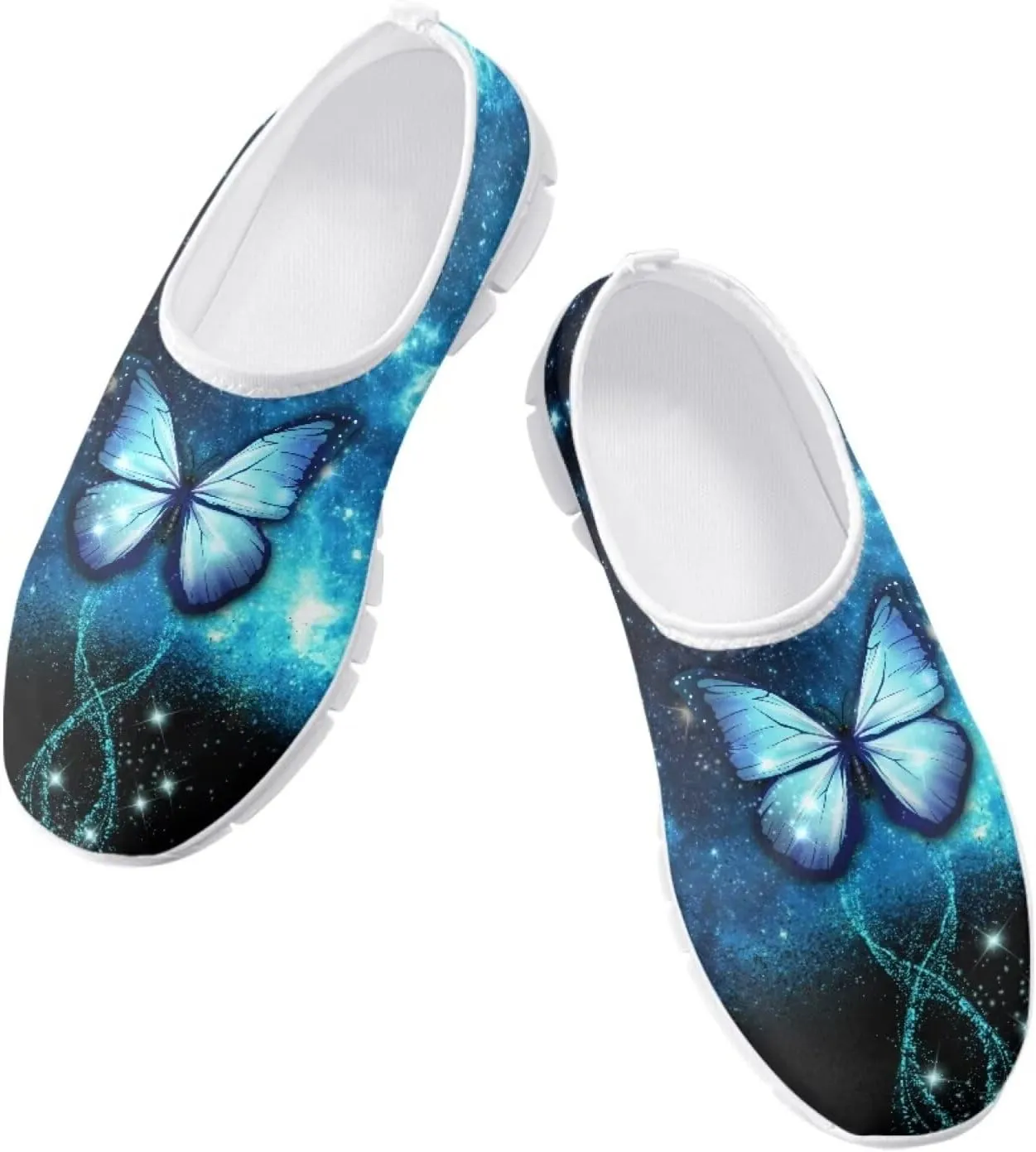 JoyLamoria Sport Shoes Walking Sneakers with Owl Art Design Fashion Women Sneakers Outdoor Art Travel Shoes