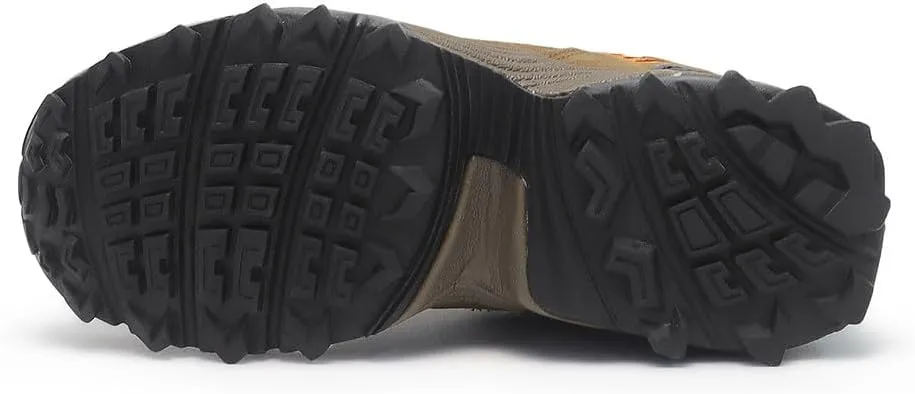 JUMP Unisex Odie Walking Shoes Round-Toe Lace-Up Sneakers Genuine Leather Casual Shoes