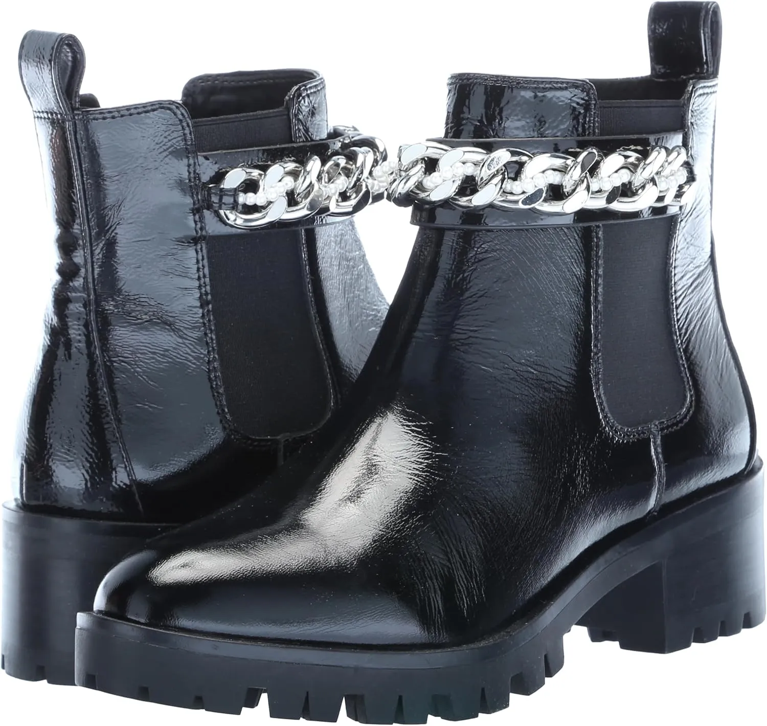 KARL LAGERFELD womens Lug Bottom Pierson Mid Shaft Boot
