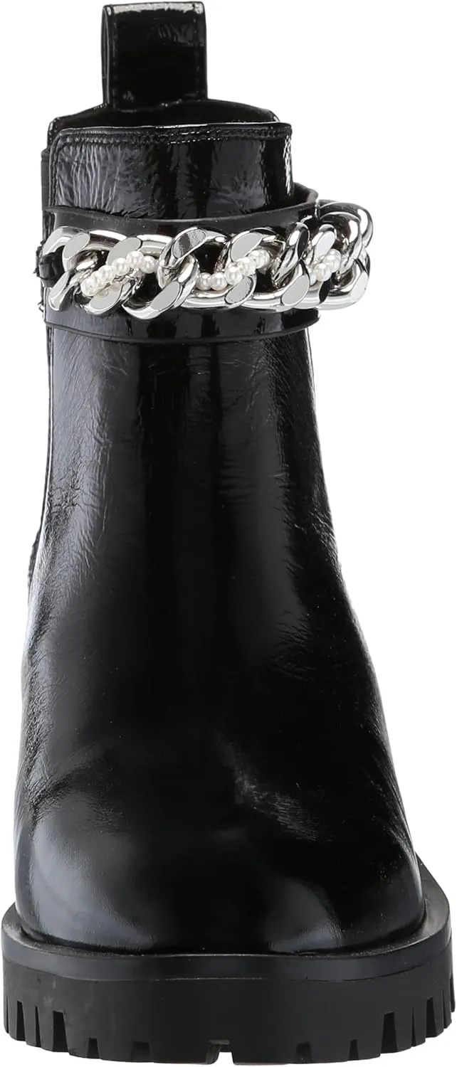 KARL LAGERFELD womens Lug Bottom Pierson Mid Shaft Boot