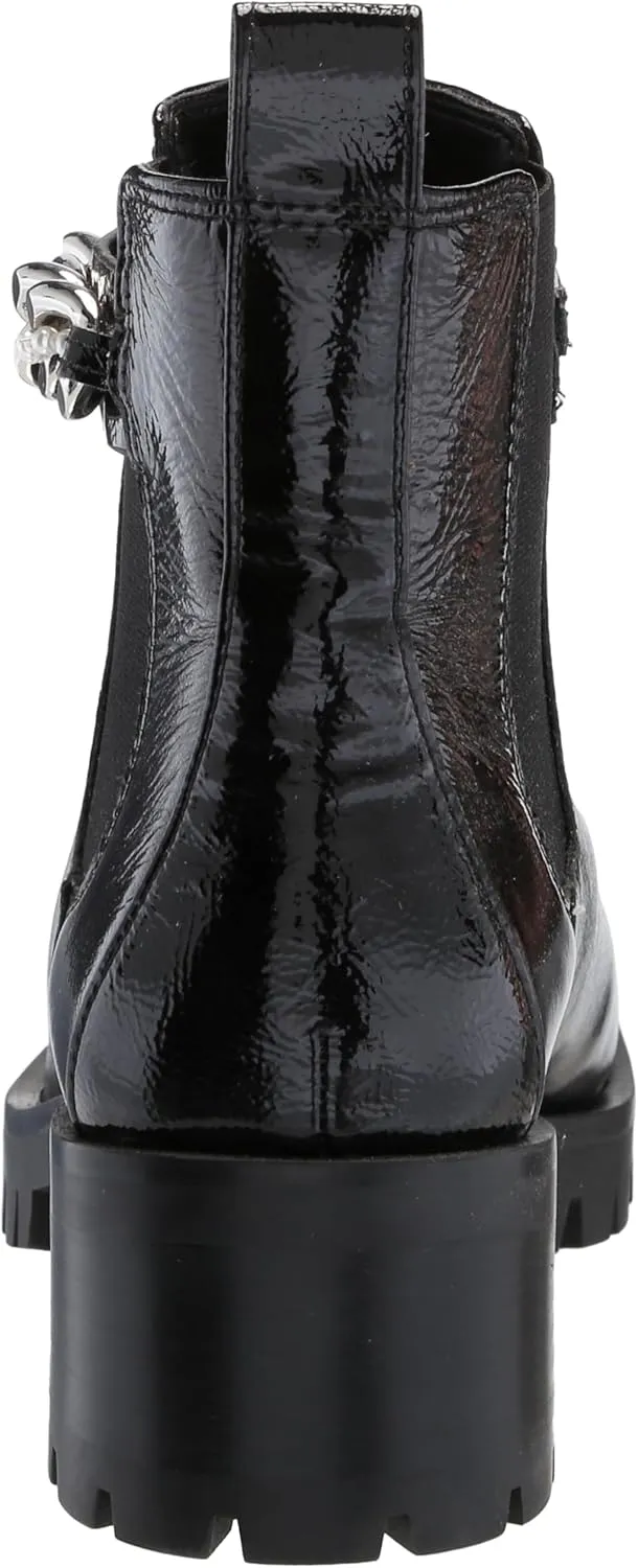 KARL LAGERFELD womens Lug Bottom Pierson Mid Shaft Boot