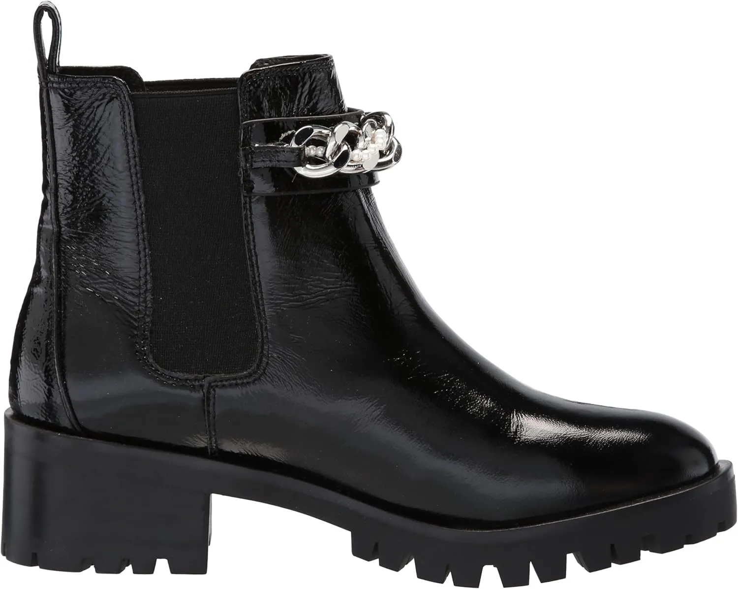 KARL LAGERFELD womens Lug Bottom Pierson Mid Shaft Boot