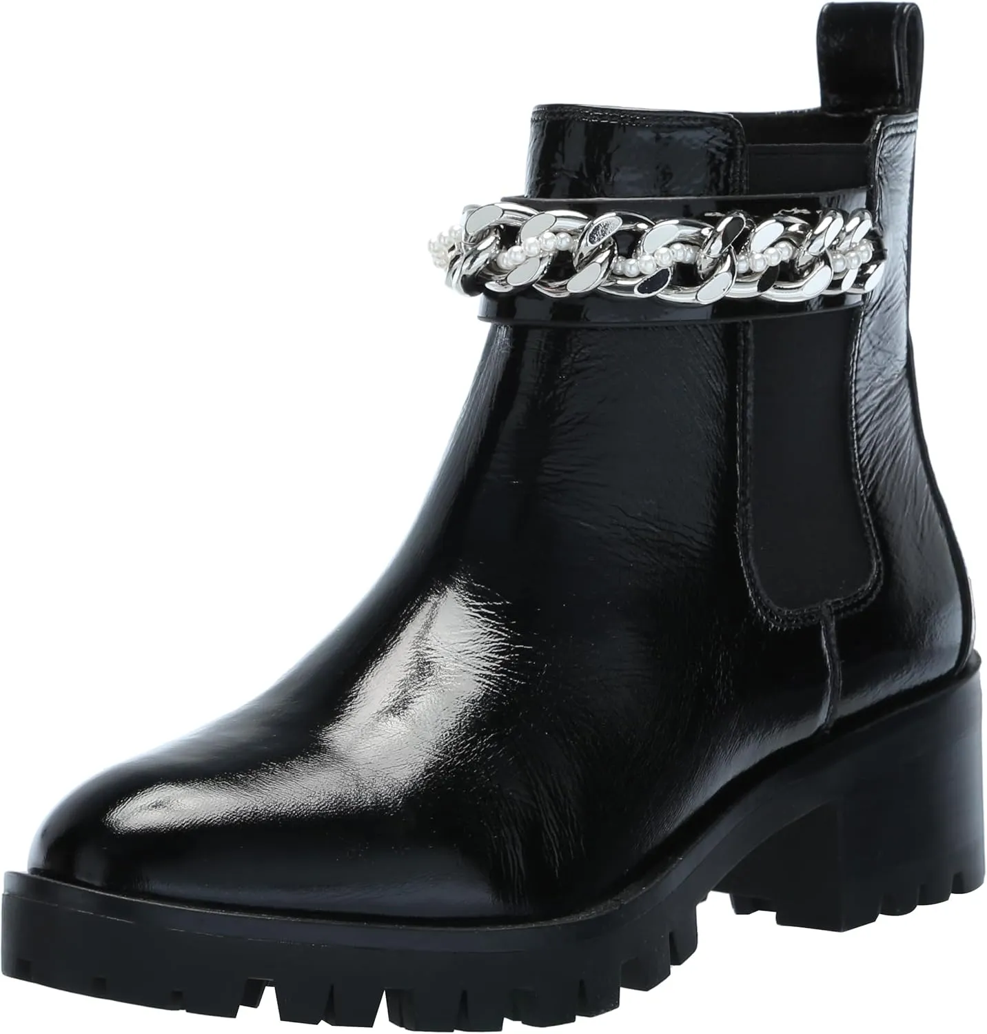KARL LAGERFELD womens Lug Bottom Pierson Mid Shaft Boot