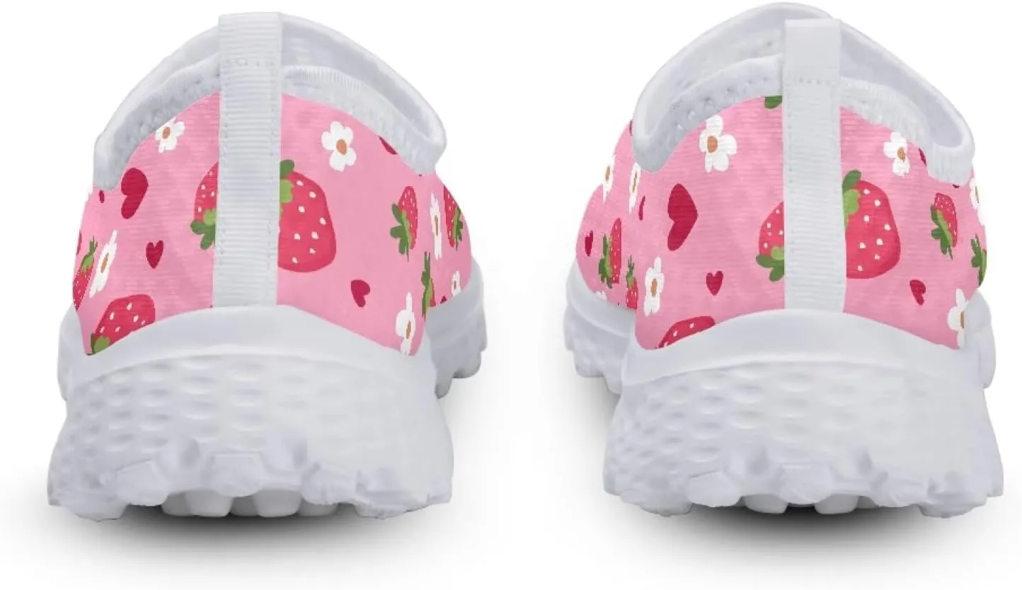 KEIAHUAN Running Shoes Womens Lightweight Athletic Running Shoes Breathable Casual Mesh Flats Sneakers