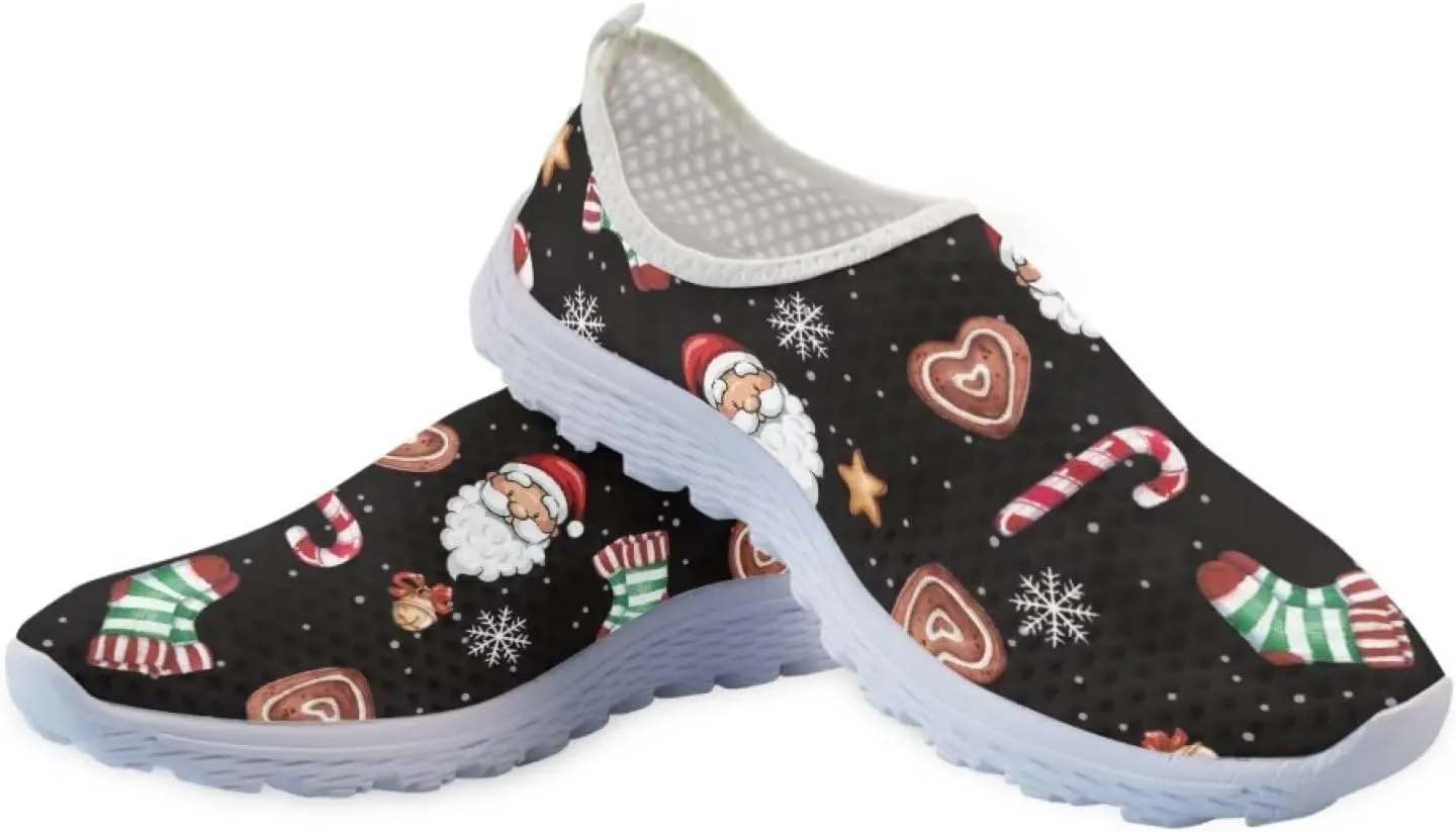 KEIAHUAN Running Shoes Womens Lightweight Athletic Running Shoes Breathable Casual Mesh Flats Sneakers