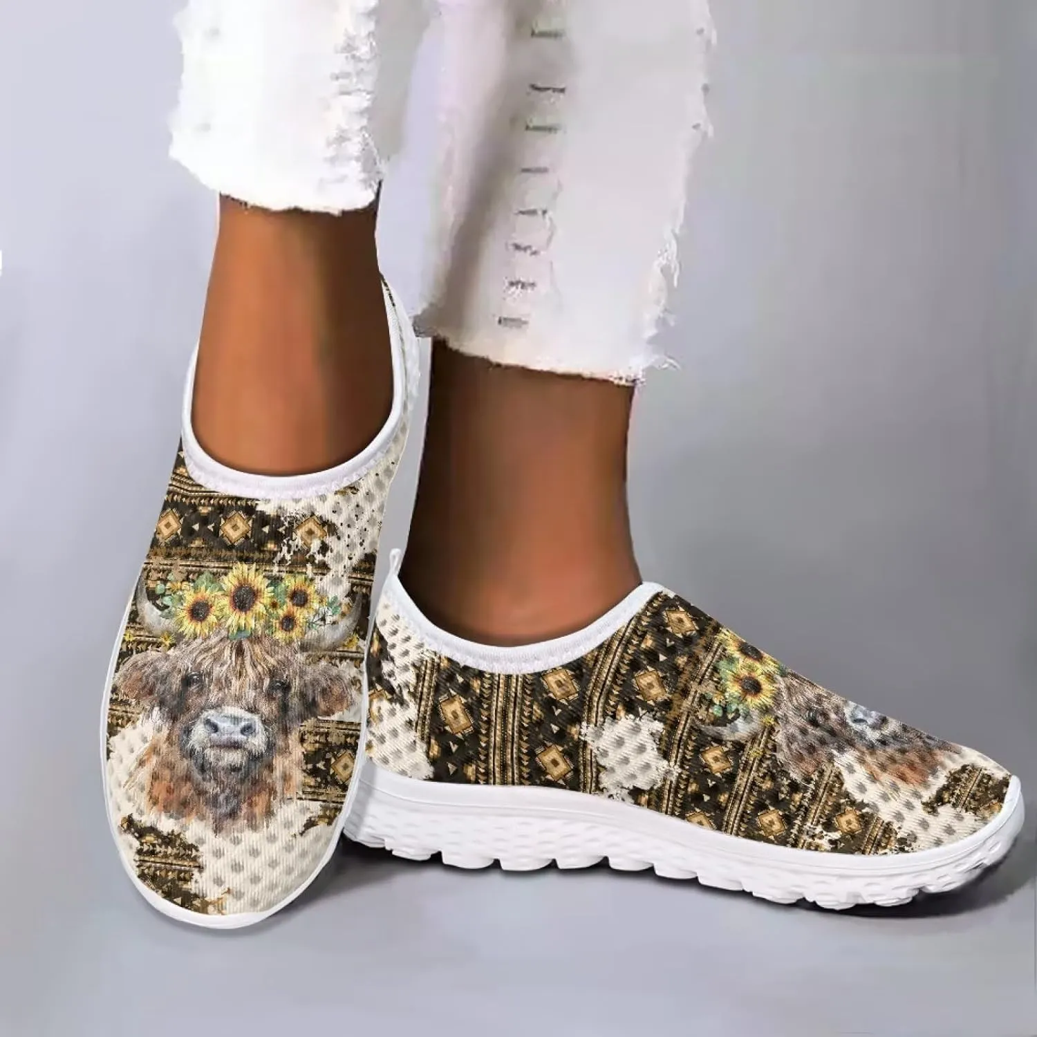 KEIAHUAN Women Running Shoes Casual Fashion Tennis Athletic Sneakers Breathable Knit Walking Sneaker