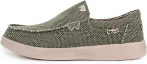 Kickback Don Juan - Mens Slip On Loafers - Lightweight Canvas Slip in Shoes - Mens Loafers - Slip on Summer Shoes - Designed with a Lower Volume to Fit a Slimmer Foot