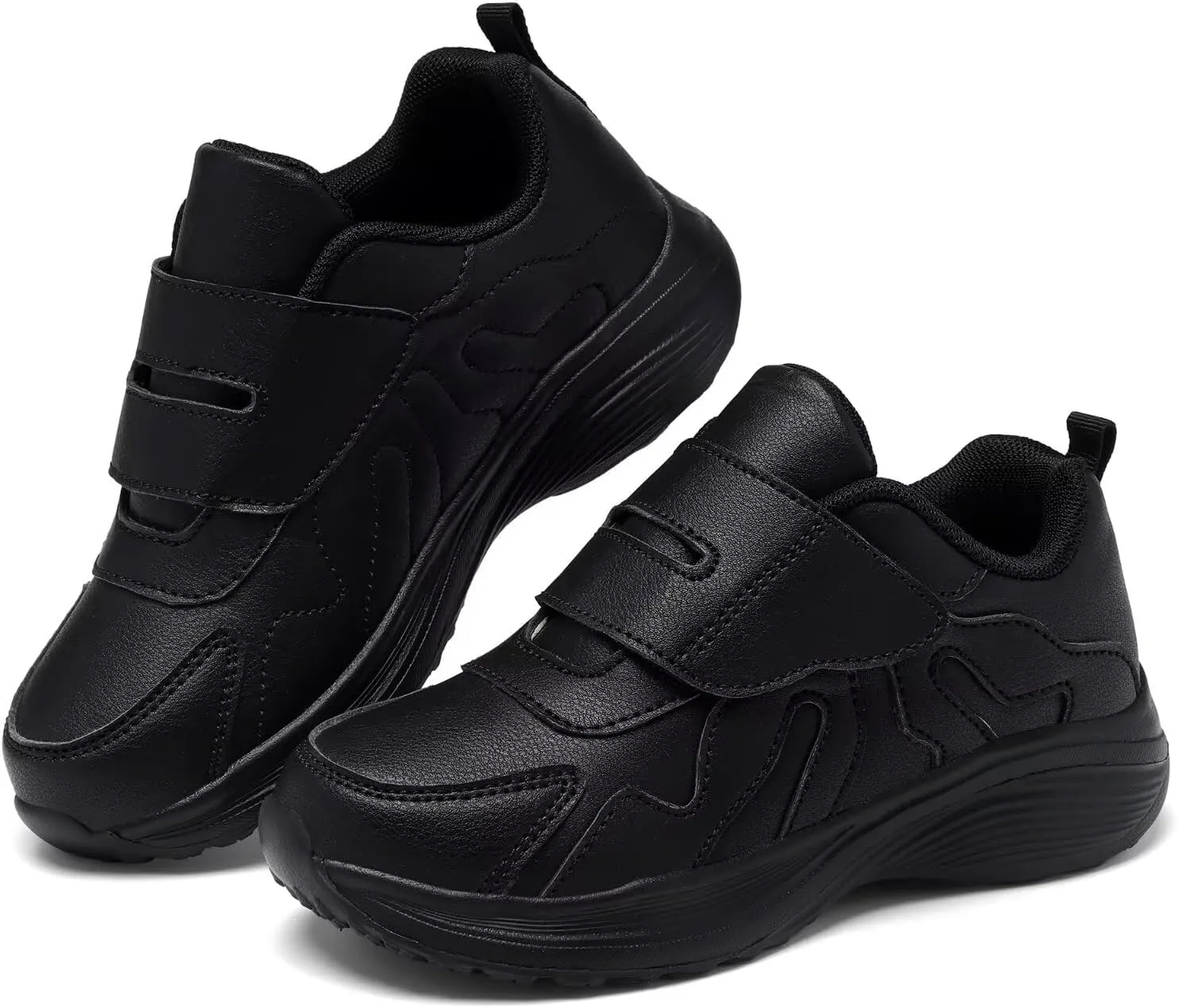 Kid Sneakers Girls Running Shoes Boys Walking Sports Adjustable Strap Sneakers
