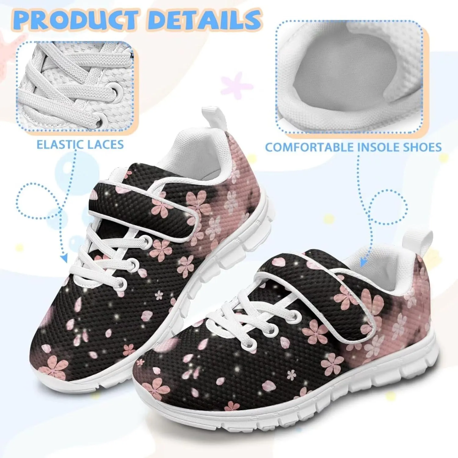 Kids Active Trainers Running Shoes for Girls Boys Sports Sneakers