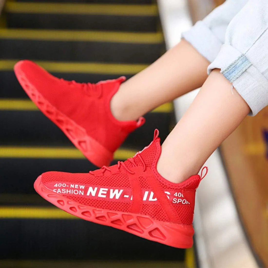 Kids Shoes Running Girls Boys School Spring Casual Sports Sneakers Basketball