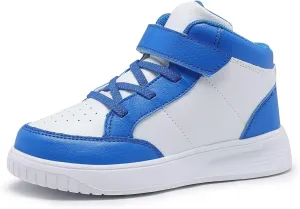 Kids Sneakers Boys Running Shoes Girls High Top Casual Lightweight Classic Adjustable Strap Sneakers