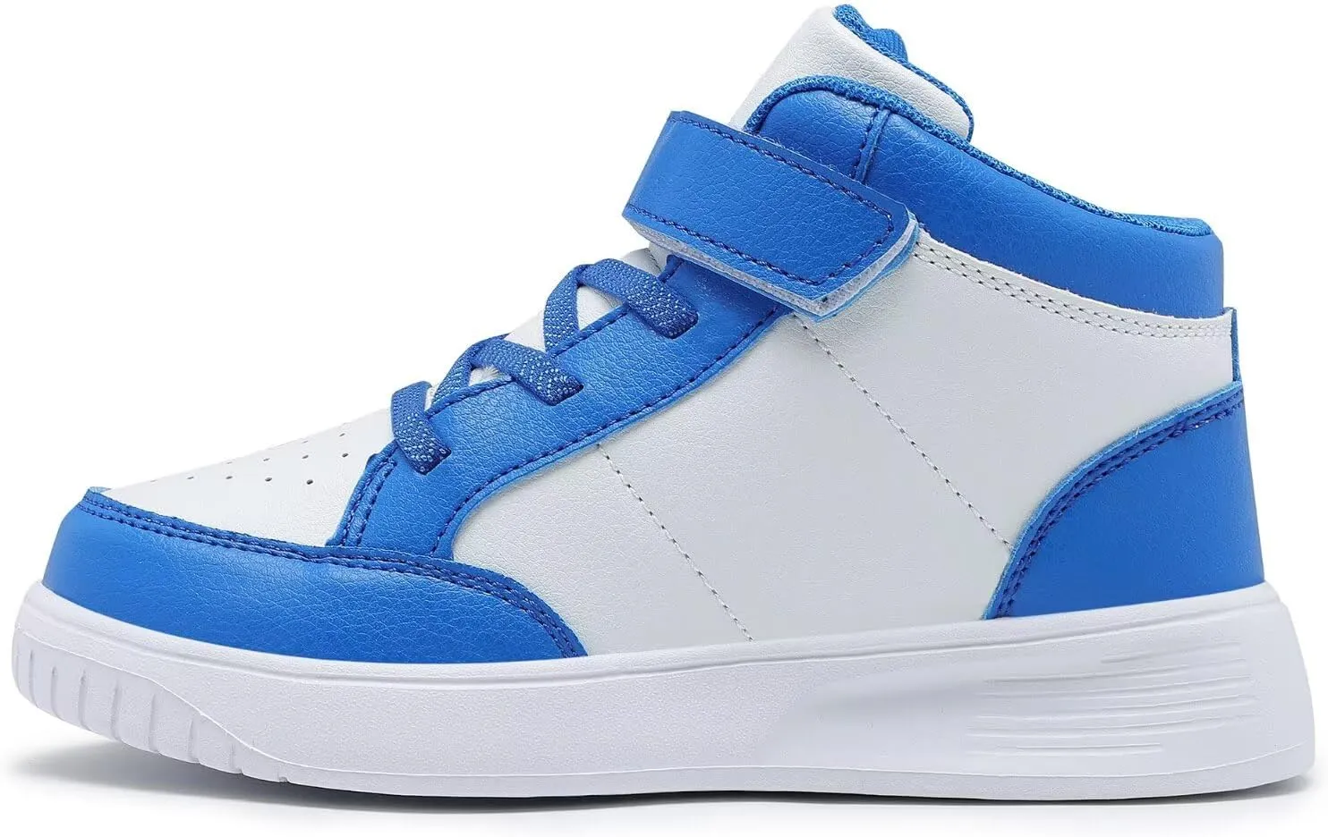 Kids Sneakers Boys Running Shoes Girls High Top Casual Lightweight Classic Adjustable Strap Sneakers