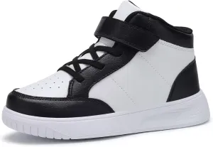 Kids Sneakers Boys Running Shoes Girls High Top Casual Lightweight Classic Adjustable Strap Sneakers