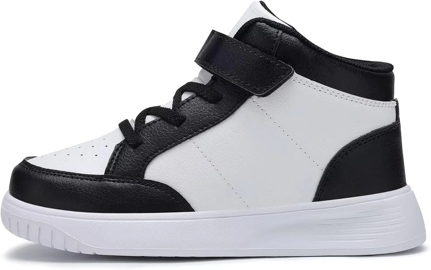 Kids Sneakers Boys Running Shoes Girls High Top Casual Lightweight Classic Adjustable Strap Sneakers