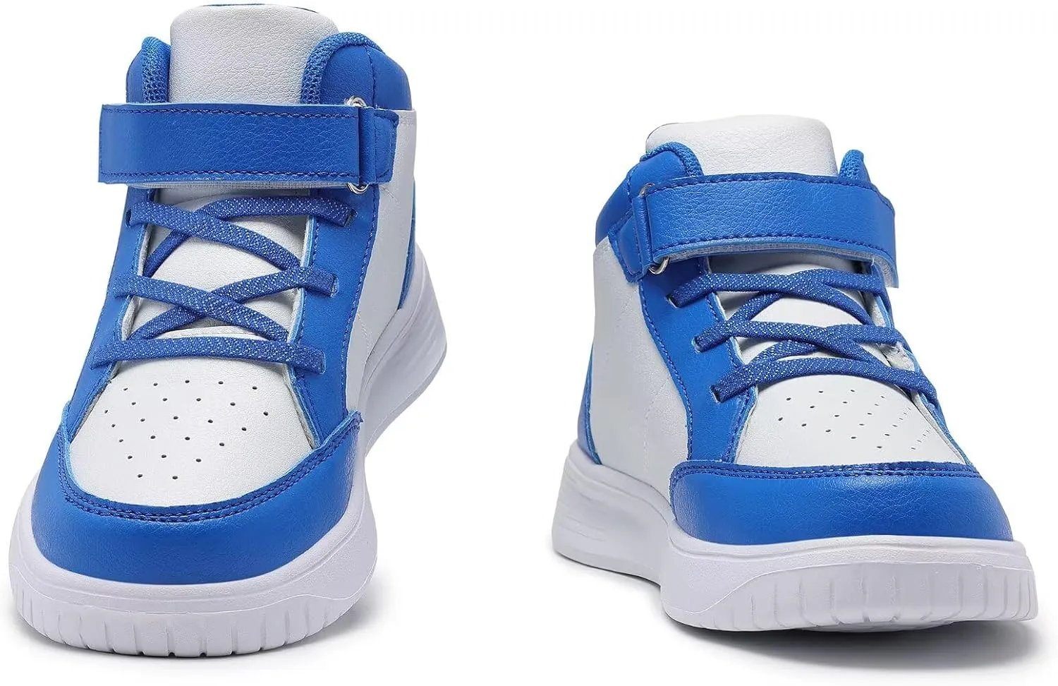 Kids Sneakers Boys Running Shoes Girls High Top Casual Lightweight Classic Adjustable Strap Sneakers