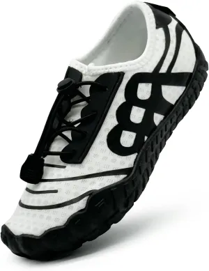 Kids Water Shoes Boys Girls Quick Dry Wide Barefoot Aqua Sneakers Breathable Beach Swim Shoes for Hiking Diving Boating Outdoor Water Sports
