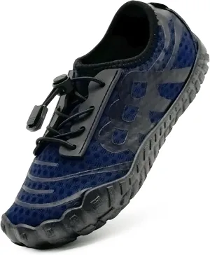 Kids Water Shoes Boys Girls Quick Dry Wide Barefoot Aqua Sneakers Breathable Beach Swim Shoes for Hiking Diving Boating Outdoor Water Sports