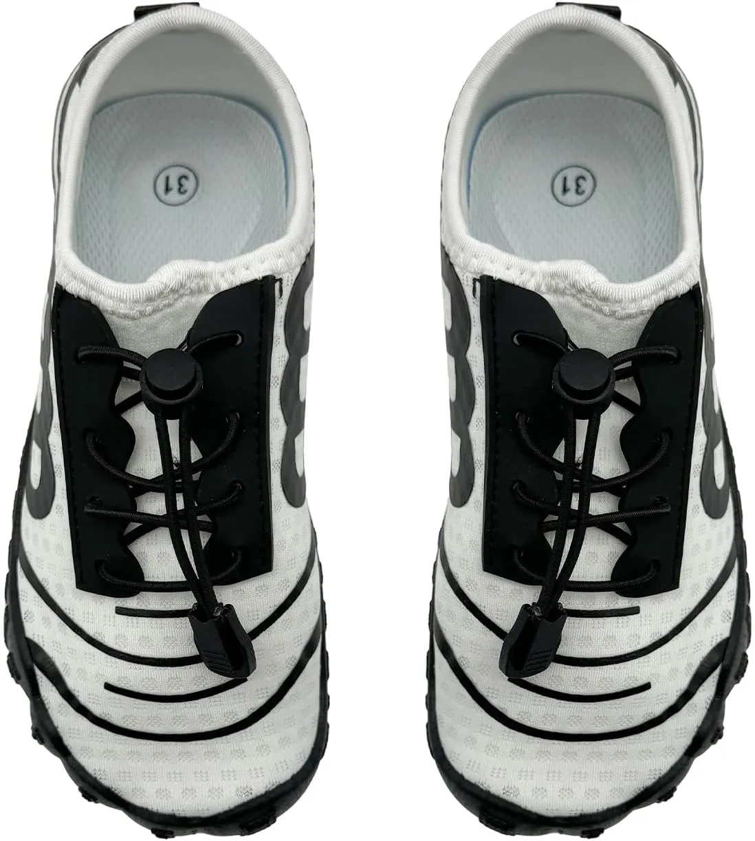 Kids Water Shoes Boys Girls Quick Dry Wide Barefoot Aqua Sneakers Breathable Beach Swim Shoes for Hiking Diving Boating Outdoor Water Sports