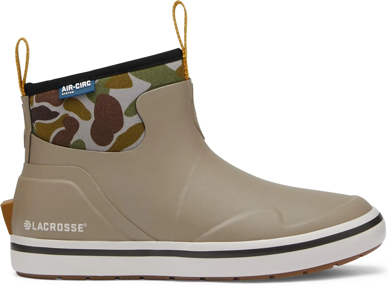 LaCrosse Women’s 6” Alpha Deck Boots with Rubber & Neoprene Construction, Quick-Drying Air-Circ Liner, and Slip-Resistant Foredeck Outsole
