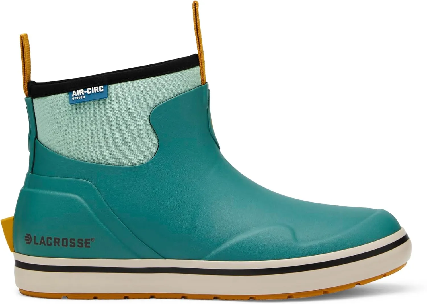 LaCrosse Women’s 6” Alpha Deck Boots with Rubber & Neoprene Construction, Quick-Drying Air-Circ Liner, and Slip-Resistant Foredeck Outsole