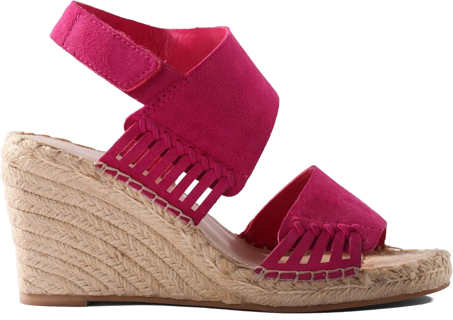 landing craft Platform Wedge Sandals for Women,Magenta Gold Red Black Yellow Espadrille Womens Wedge Sandals Open Toe Ankle Strap High Heel Wedges Summer Dressy Sandals -3.4Inch