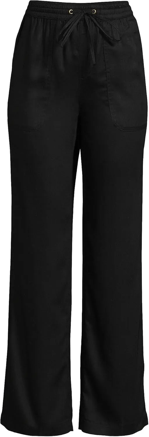 Lands' End Women's Recover High Rise Wide Leg Jeans