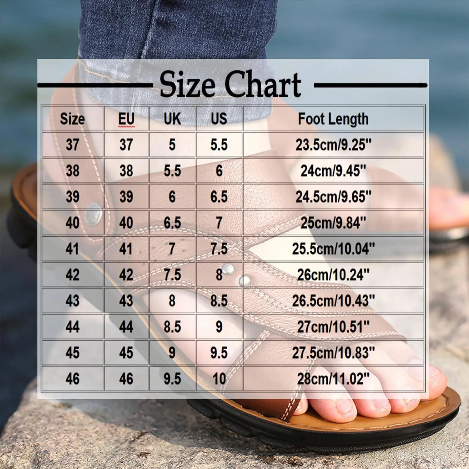 Leather Sandals for Men Soft Outdoor Sports Sandal Breathable Orthopedic Slippers with Non-Slip Sole Comfortable Shoes Footwear