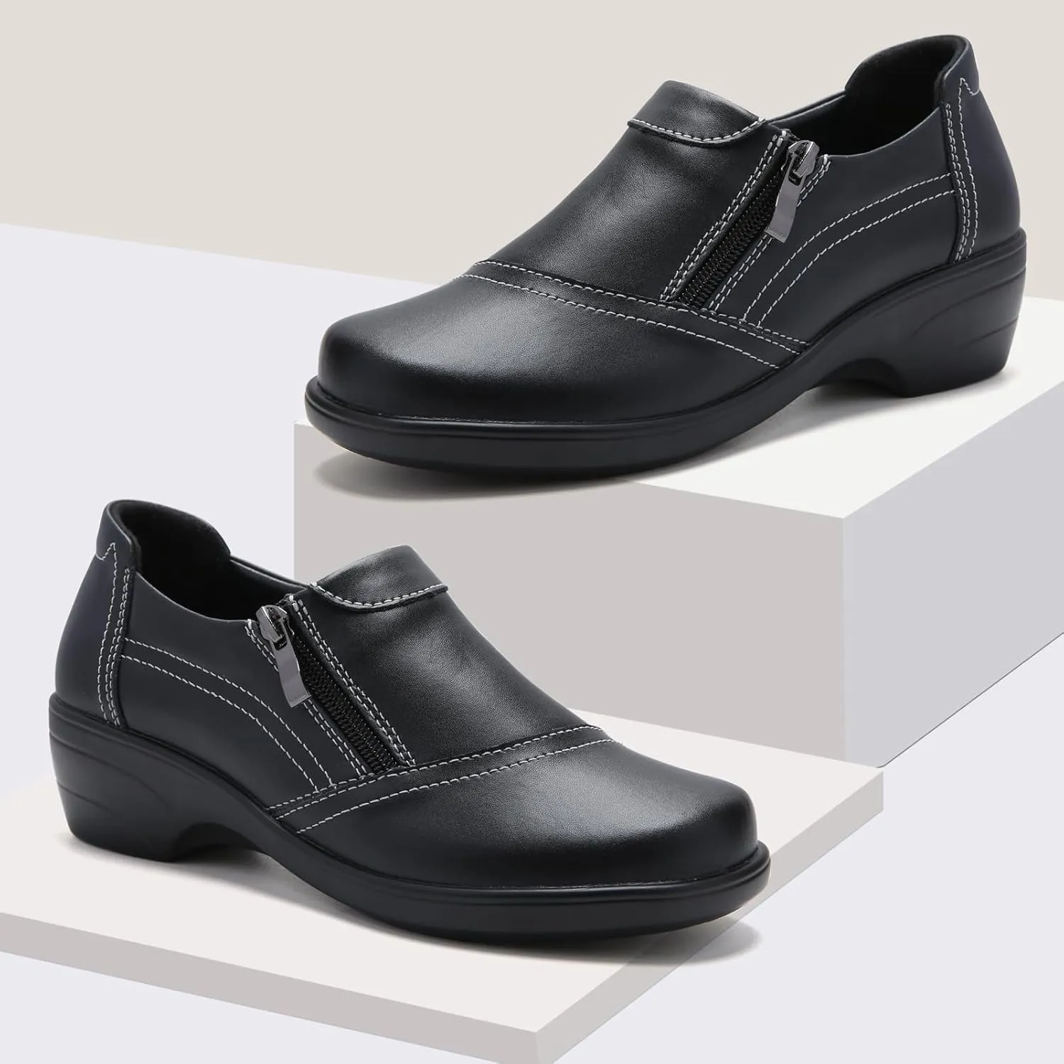 Loafers for Womens Comfort Dressy Low Heel Business Casual Office Work Shoes