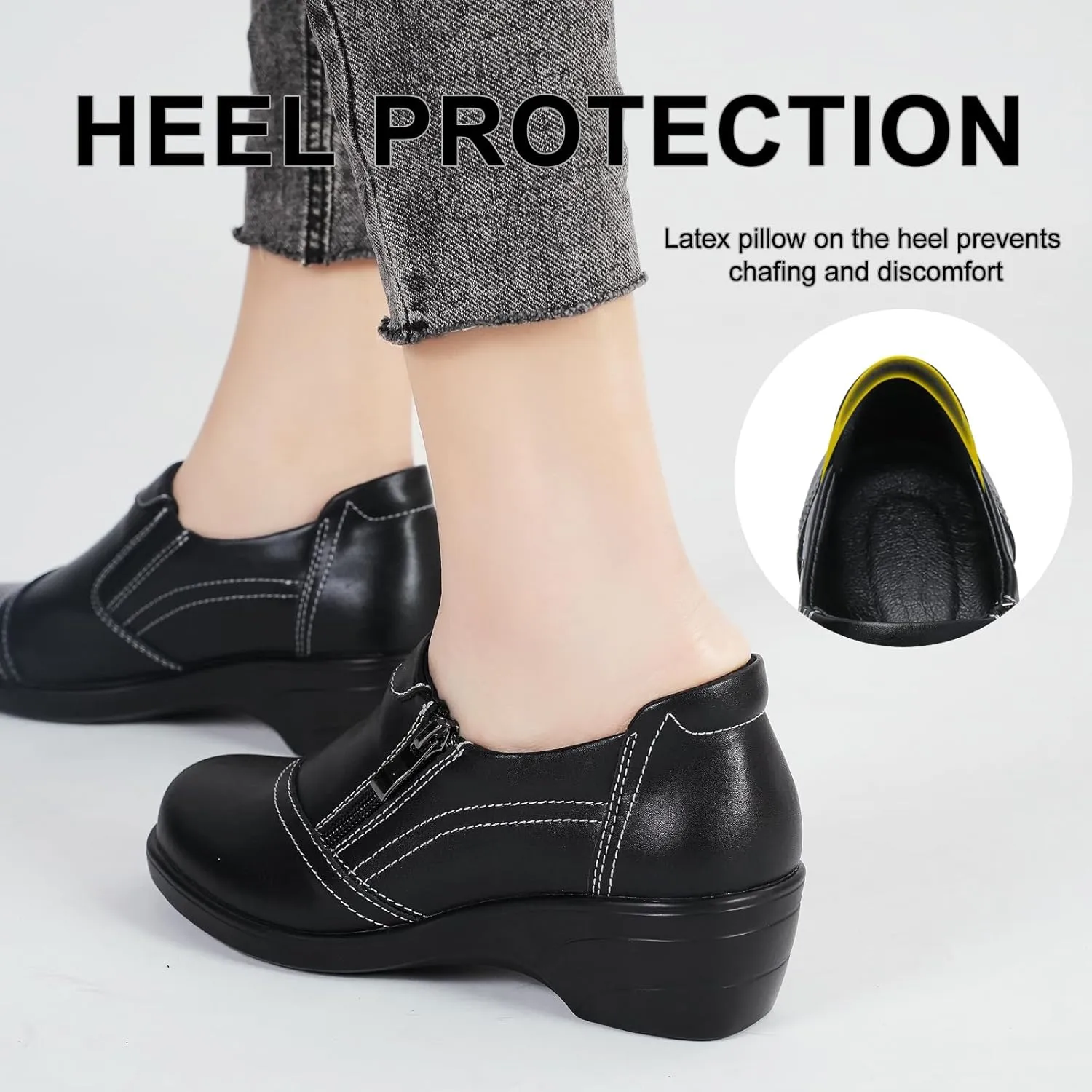 Loafers for Womens Comfort Dressy Low Heel Business Casual Office Work Shoes