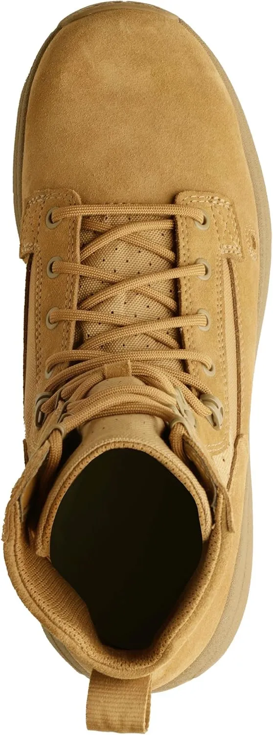M-Flex 8 Tactical Boots for Men and Women - Lightweight, Durable, Waterproof Military & Combat Boots with Slip-Resistant Sole, Coyote