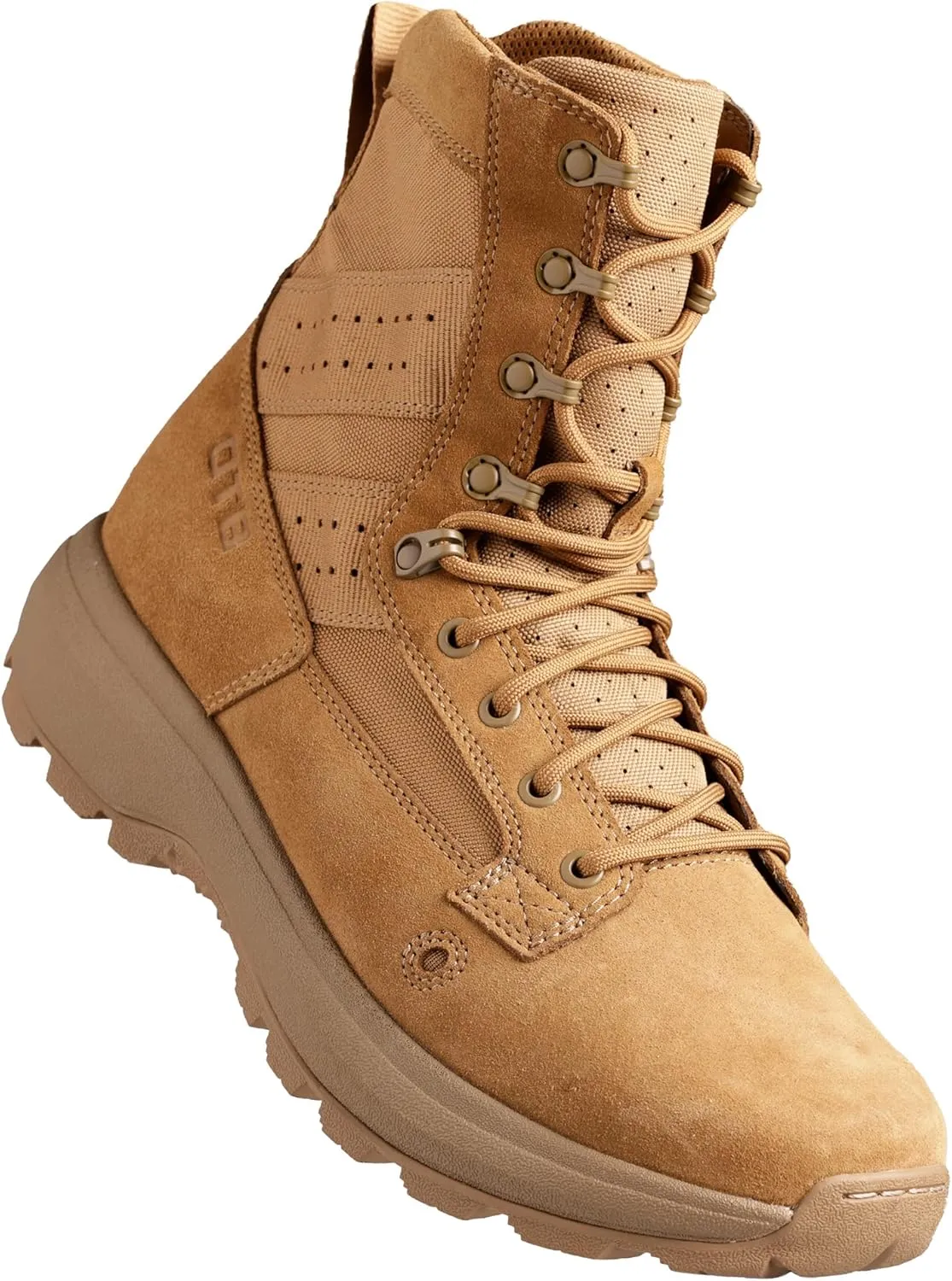 M-Flex 8 Tactical Boots for Men and Women - Lightweight, Durable, Waterproof Military & Combat Boots with Slip-Resistant Sole, Coyote