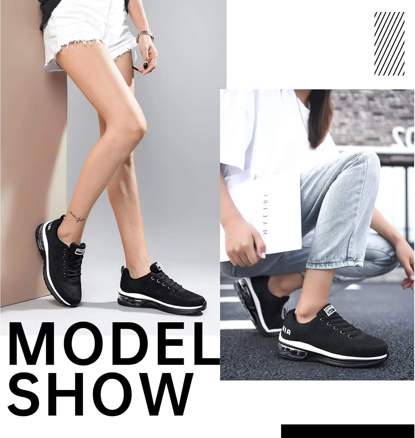 MEHOTO Womens Fashion Tennis Walking Shoes Sport Air Fitness Gym Jogging Running Sneakers