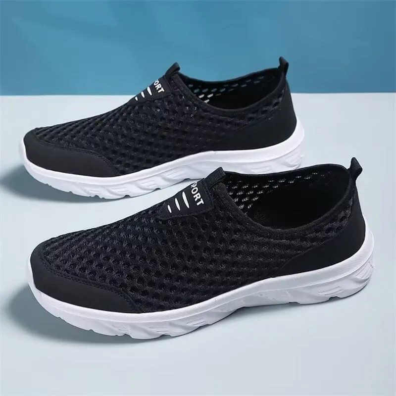Men Non Slip Lightweight Walking Sneakers for Summer Sport Travel Aqua