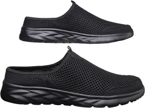 Men Sports Flat Bottom Shoes Lightweight Fly Woven Mesh Breathable Slip On Fashion Sneaker for Spring and Summer