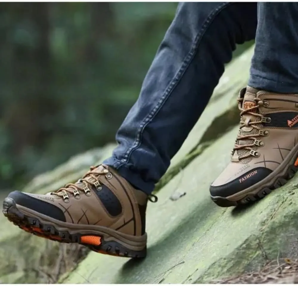 Men Winter Snow Boots Water Resistant Warm Fur Lined Anti Slip Waterproof Hiking Work Work Ankle Shoes Casual Lightweight Hiking Outdoor Trekking Boot snow boots for men