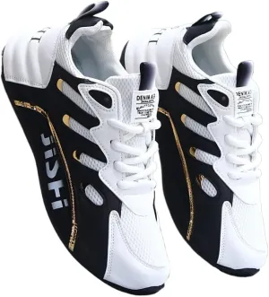 Men's Casual and Comfortable Training Shoes, Walking Low-top Lace Sneakers, Outdoor Activities and Travel Fashion Sneakers