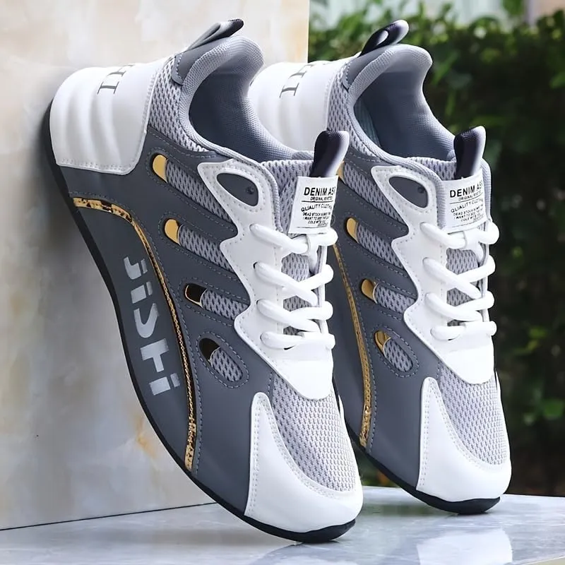 Men's Casual and Comfortable Training Shoes, Walking Low-top Lace Sneakers, Outdoor Activities and Travel Fashion Sneakers