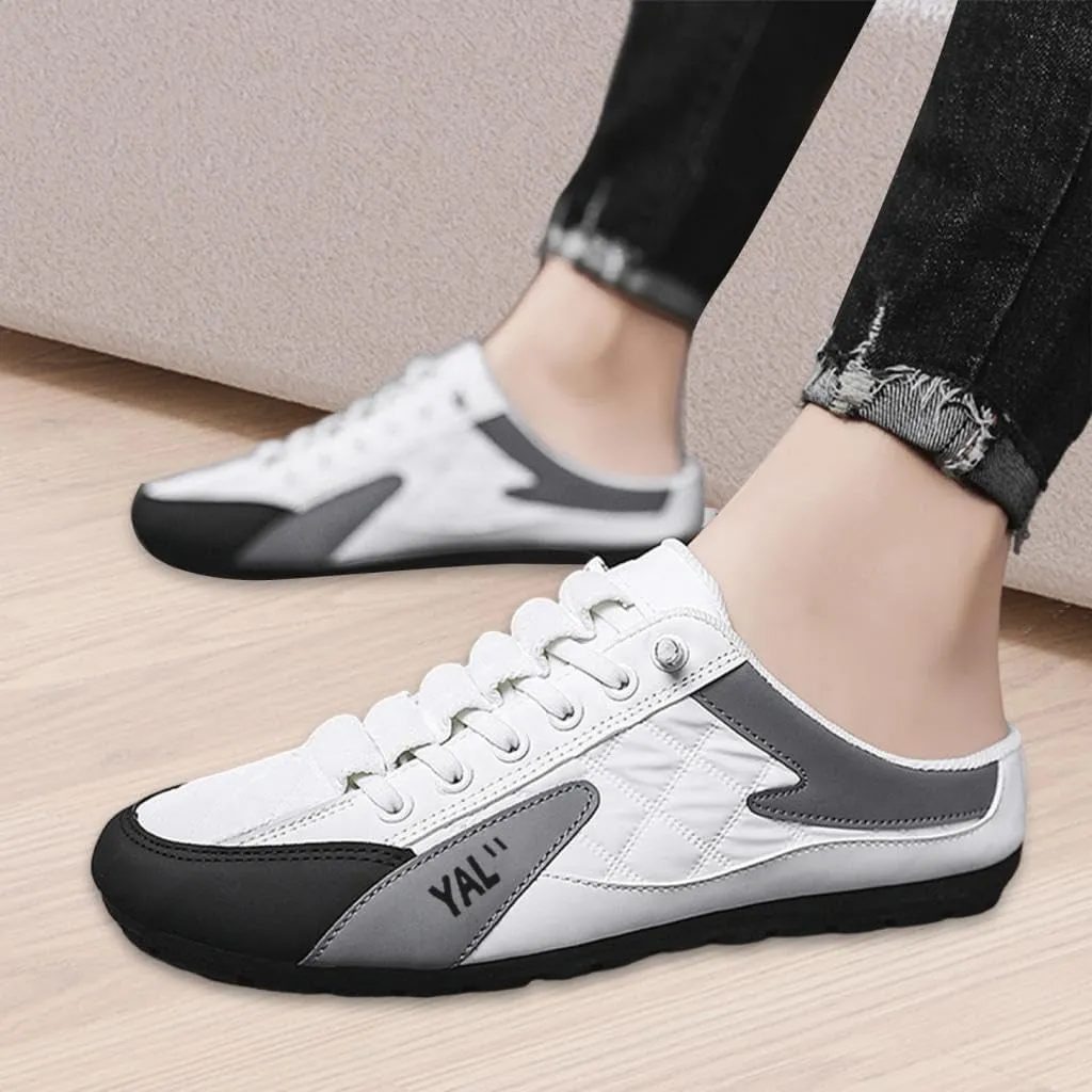 Men's Casual Mule Sneakers for Sports Activities