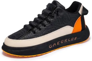 Men's Casual Sneakers, Trendy Comfy Walking Skate Shoes, Spring and Summer