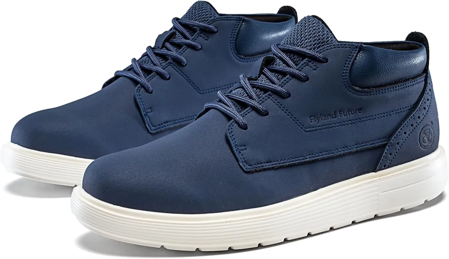 Men's Chukka Boots Casual Fashion Sneakers Lace Up Leather Ankle Boots Slip On Lightweight Walking Driving Shoes