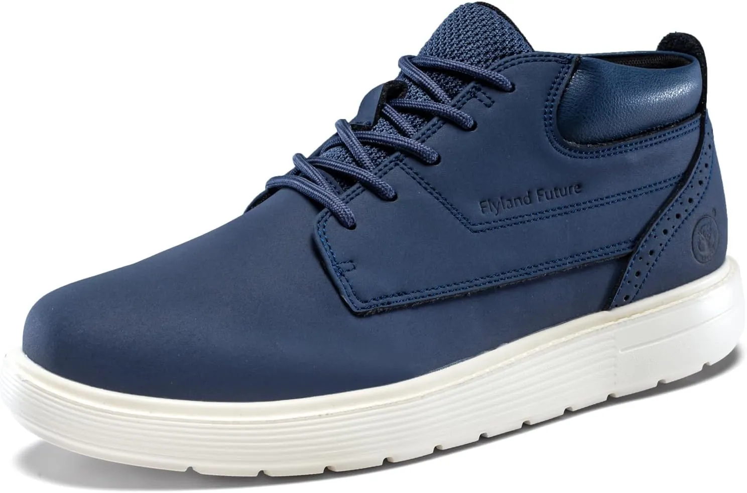 Men's Chukka Boots Casual Fashion Sneakers Lace Up Leather Ankle Boots Slip On Lightweight Walking Driving Shoes