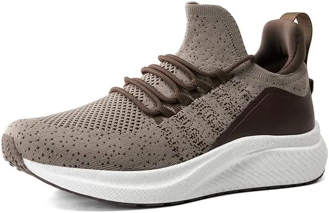 Men's Comfortable Walking Slip-On Casual Shoes Running Tennis Athletic Gym Workout Cross Training Sneakers
