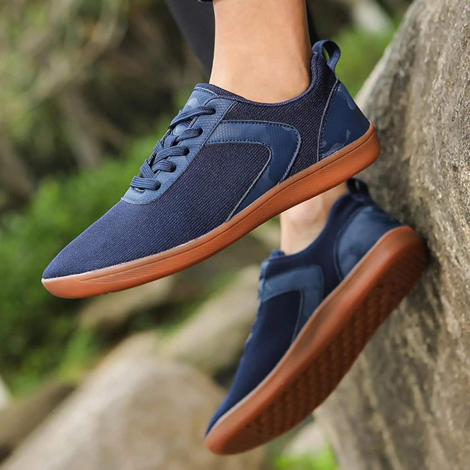 Men's Fashion Sneakers Unisex Thin Soled Wide Last Casual Sneakers