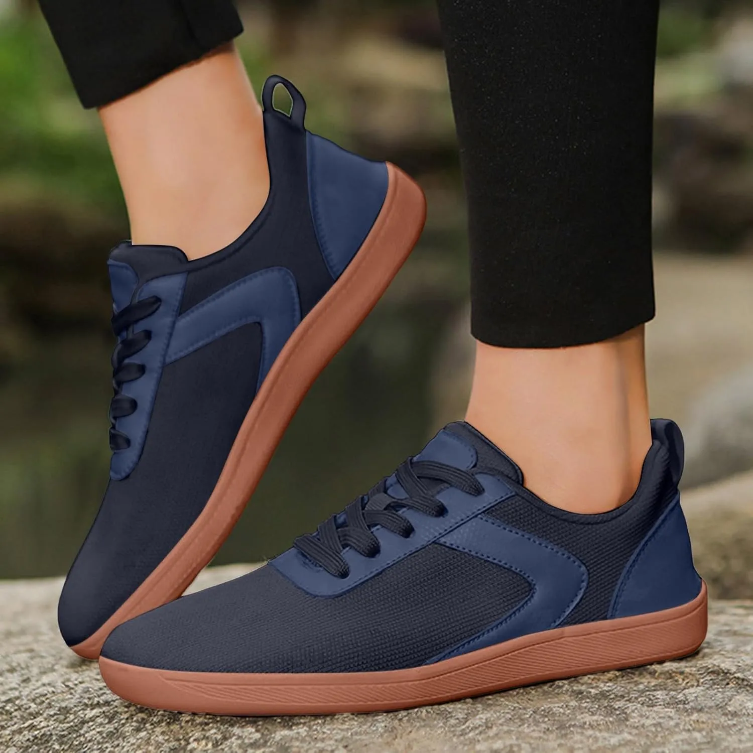 Men's Fashion Sneakers Unisex Thin Soled Wide Last Casual Sneakers